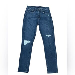 Joe’s Jeans High Rise Skinny Jeans distressed 28